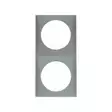 Berker kehys 2-osainen harmaa, reikä 42.5 mm - Sähkörasiat, pistokkeet - 650 - 1