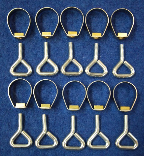 DWT putken kiristin 25 mm mutterirengas ja kiristysruuvi - Telttojen varaosat - 7100 - 1