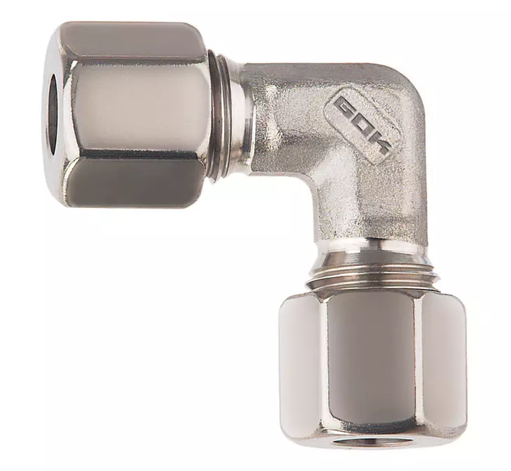 Gok kulmaliitin teräs, 8/8 mm - Kaasujärjestelmän tarvikkeet - 290 - 1