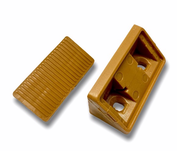 Kalustekiinnike+peitelevy vaaleanruskea - KALUSTEIDEN TARVIKKEET - 7740 - 1