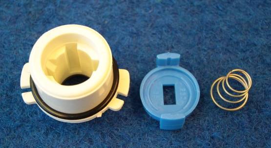 Thetford lukkosylinterin runko, luukut D3-6 Zadi, valkoinen - Ovien ja luukkujen osat - 7396 - 1