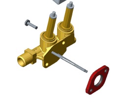 Truma magneettiventtiilisarja Combi, Combi E 05/2013-06/2018 - Combi-lämmittimien varaosat - 13533 - 1