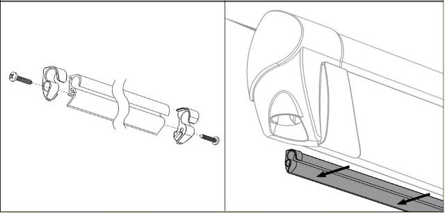 Thule kiinnityskisko Quickfit & Easylink, antrasiitinharmaa - Markiisien seinät ja sarjat Thule - 9330 - 1