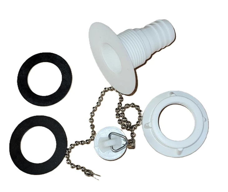 Viemäriliitos valkoinen - MUUT VESIJÄRJESTELMÄN OSAT - 16700 - 1