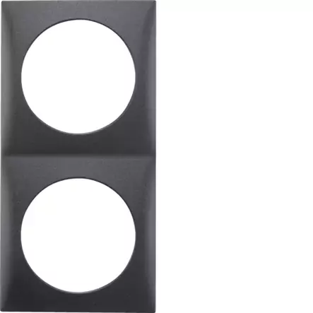 Berker kehys 2-osainen antrasiitti matta - Sähkörasiat, pistokkeet - 11141 - 1