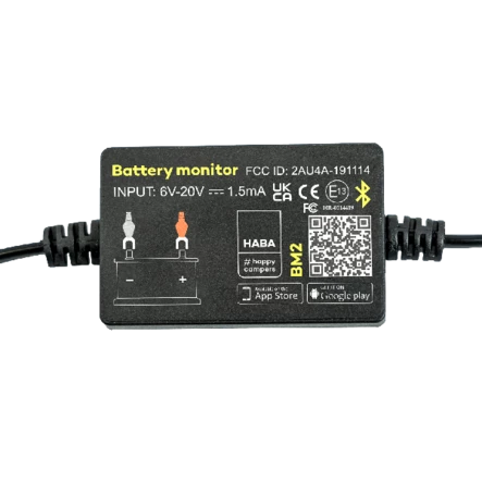 Haba BM2 akkukapasiteettimittari, Bluetooth - Sähkörasiat, pistokkeet - 17291 - 1