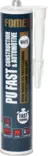 Fome Flex polyuretaaniliima- ja tiivistemassa Pu Fast, harmaa 310 ml - LIIMAT JA TIIVISTYSMASSAT - 23531 - 1