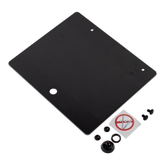 Altaan lasi, ei asennusosia, kumirengasta - Liesien ja uunien varaosat - 16451 - 1