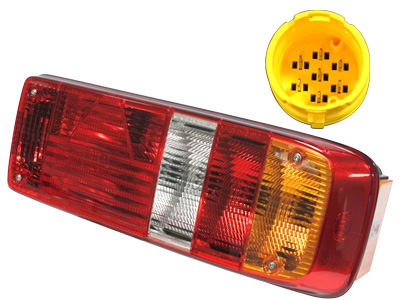 Hella Dino takavalo oikea 370X130mm Takavalo Hella Dino oikea Bajonetilla - Hella/Talmu + muut - 16381 - 1