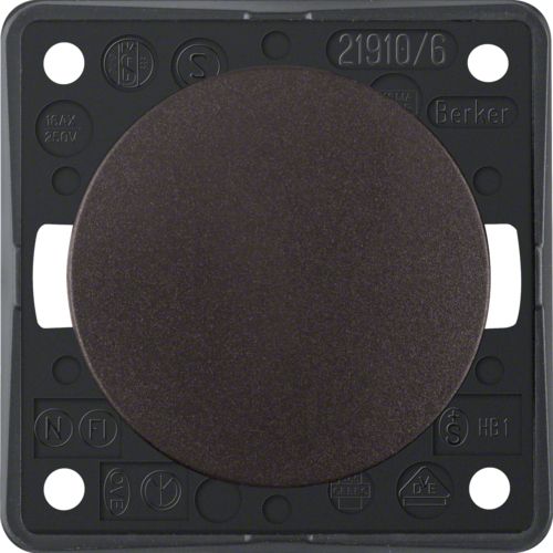 Berker katkaisin upotettava, ruskea - Sähkörasiat, pistokkeet - 16737 - 1