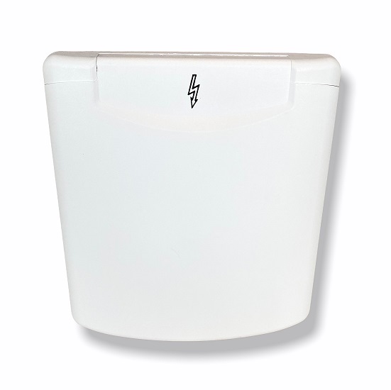 Rasia 230V CEE upotettava valkoinen Sisäänottorasia, RAL 9010, 2164-001 - HOBBY VARAOSAT - 8791 - 1