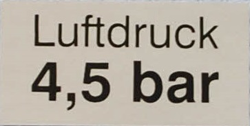 Tarra 4,5 bar 40x20mm, hopea rengaspainetarra - HOBBY VARAOSAT - 4837 - 1