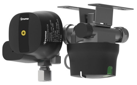 Truma säädin+ pullonvaihtaja Duocontrol CS 8/10 mm, 30 mbar, vaakasuora - Säätimet, vaihtajat, letkut, suodattimet - 13591 - 1