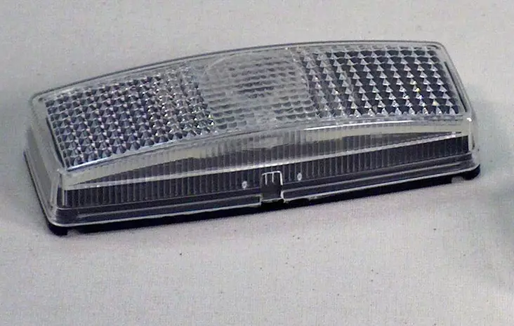 Äärivalo kirkas, musta pohja Hella 110x40, rv 90mm - Hella/talmu/muut - 511 - 1