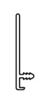 Reunaprofiili Pavarotti,36mm,3500mm E-1141/123 - HOBBY VARAOSAT - 12991 - 1