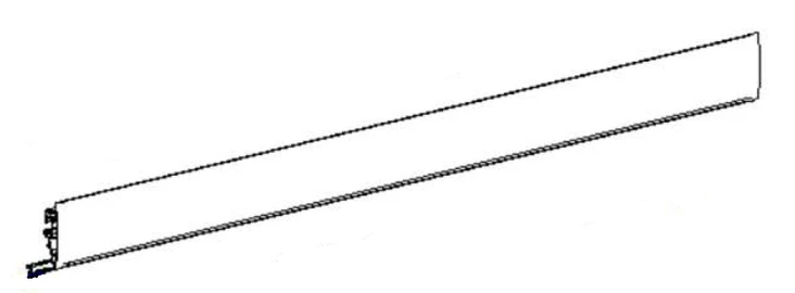 Thule etupalkki 5200 4,00 m, antrasitinharmaa - Markiisien varaosat Thule - 23821 - 1