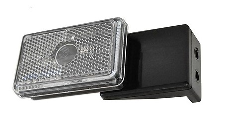 Etuäärivalo kumijalalla vasen Äärivalo valkoinen kumijalalla - Hella/talmu/muut - 11562 - 1