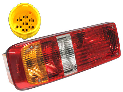 Hella Dino takavalo vasen 370X130mm Takavalo Hella Dino vasen Bajonetilla - Hella/Talmu + muut - 16382 - 1