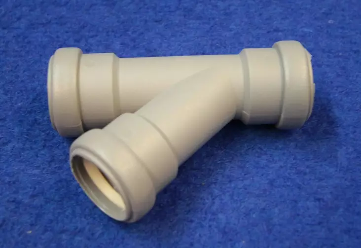 Jätevesiputken T-kappale 45°, 28mm - HOBBY VARAOSAT - 7192 - 1