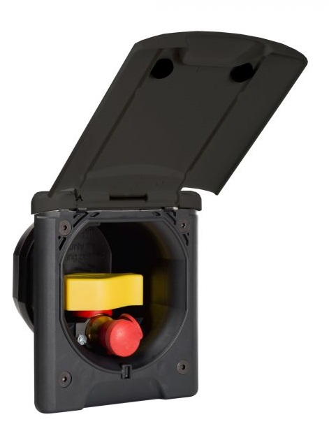 Kaasun ulosottorasia musta - Kaasujärjestelmän tarvikkeet - 11762 - 1