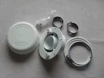 Truma seinäläpivienti Varioheat, E 2400 kermanvalkoinen, VKM 24 - Varioheat, e-lämmittimien varaosat - 13538 - 1