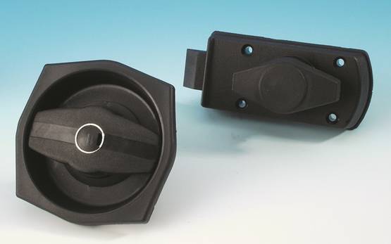 Ulko-oven lukko FF2, vasen ilman lukkopesää, pieni sisäkahva - Ovien ja luukkujen osat - 7602 - 1