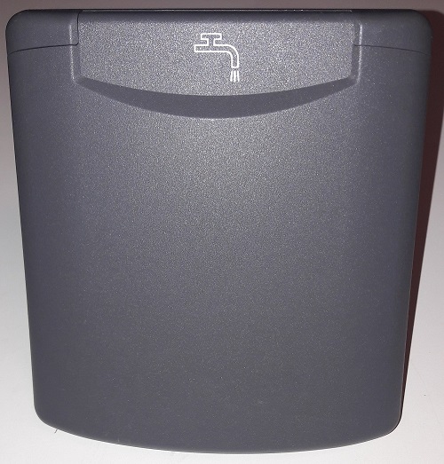 Vesisäiliön läpivienti tummanharmaa magneettikansi, NCS 7000N, ei korkkia - MUUT VESIJÄRJESTELMÄN OSAT - 10192 - 1