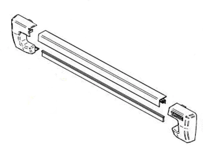 Thule etusuoja Slide-Out G2 700 STD Front protection - Astimet ja osat - 24772 - 1