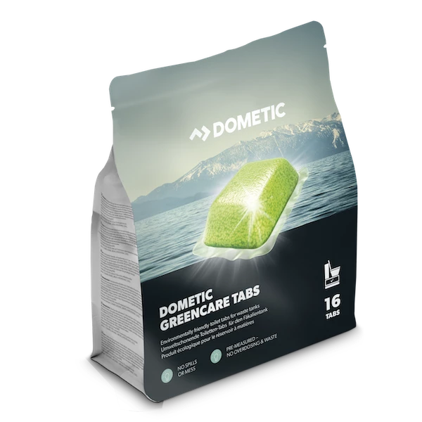 Dometic GreenCare Tabs 16kpl, Käymälätiivistetabletit jätesäiliöön - Kemikaalit ja hoitoaineet dometic - 24982 - 1