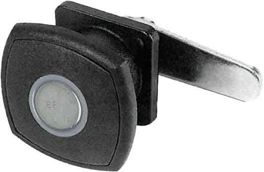 Luukun lukko musta, ilman lukkopesää, Zadi - Ovien ja luukkujen osat - 1432 - 1