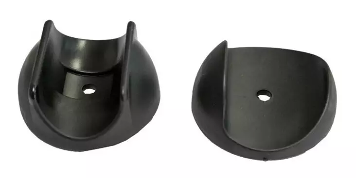 Thule hammastettu välikappale 1+1, Elite G2, musta, ovaaliputkeen - Polkupyörätelineiden varaosat - 23822 - 1