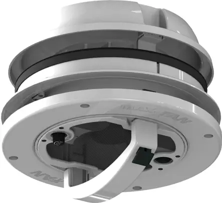 MaxxFan Dome poistoilmaventtiili 12 V, valkoinen - Muut koriosat - 17583 - 1