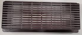 Tuuletusritilä 240 x 100mm, ruskea Asennusaukko n. 216x77mm, syvyys 30mm - HOBBY VARAOSAT - 3277 - 2
