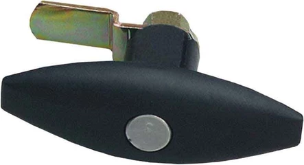 Luukun lukko musta, ei lukkopesää, Zadi - Ovien ja luukkujen osat - 25173 - 1