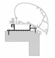 Thule kiinnityssarja Roof Top Adapter - Kattomarkiisien kiinnityssarjat - 7693 - 1