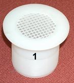 Ilmaritilä lattiaan, pyöreä, kierre - HOBBY VARAOSAT - 3274 - 2