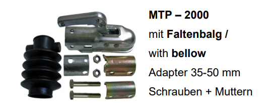 Kuulakytkin Yleismalli 2000kg 35-50mm asennus - Spp/Knott/Muut - 21593 - 1
