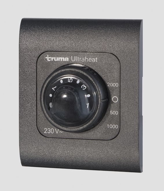 Truma ohjauspaneeli Ultraheat, musta, ei johtoa - S-lämmittimien varaosat - 13853 - 1