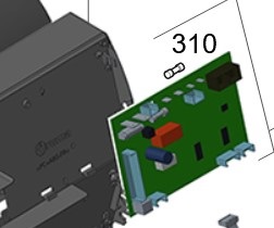 Truma piirilevy 12V Combi D 6, Combi D 6 E - Combi-lämmittimien varaosat - 13353 - 1
