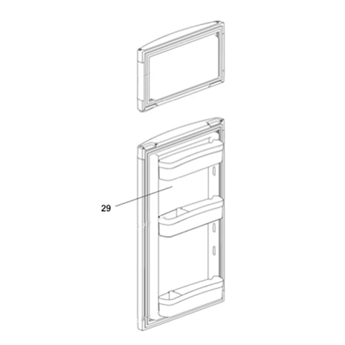 Thetford jääkaapin ovi N4150, N4175 - Jääkaappien varaosat Thetford - 23043 - 1