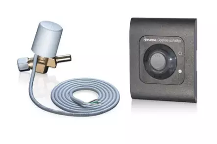 Truma kaasunsulkuventtiili 12 V 10 mm kaasuputkelle, ohjauspaneeli, GS 10 - KAASUJÄRJESTELMÄ - 14794 - 1