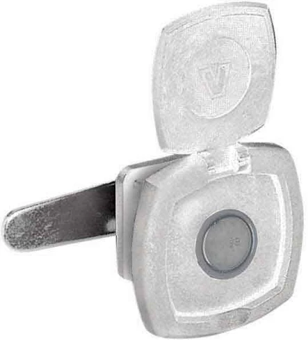 Luukun lukko valkoinen, ei lukkopesää, Zadi, suojakansi - Ovien ja luukkujen osat - 25174 - 1