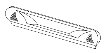 Takapaneeli, 2007-2008 valkoinen 230cm leveään vaunuun - HOBBY VARAOSAT - 6154 - 1