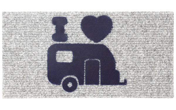 Brunner matto Hello Caravan, 25 x 50 cm - RETKEILY JA LEIRIYTYMINEN - 18534 - 1