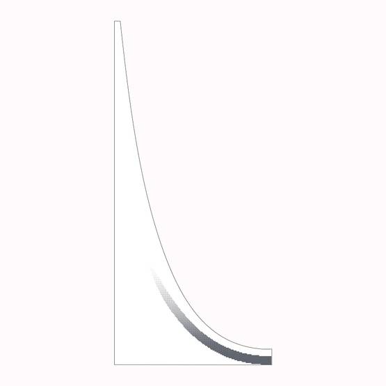 Kylkiteippi taka, oikea, 616x280mm - HOBBY VARAOSAT - 7406 - 1