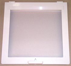 MPK hyttysverkko 40x40, beige leveä kehys - KATTOLUUKUT JA OSAT - 154 - 1