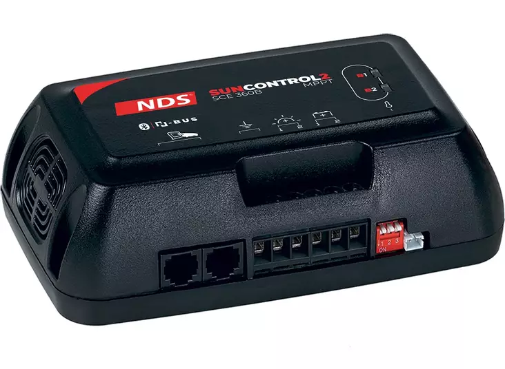 NDS lataussäädin 12 V, 360 W, SunControl 2 MPPT Bluetooth ja NBus - Aurinkopaneelisarjojen osat NDS - 18034 - 1