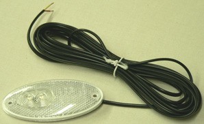 Seisontavalo valkoinen, upotettava, LED 101.6x45, valkoinen, johto 5m - Hella/talmu/muut - 554 - 1