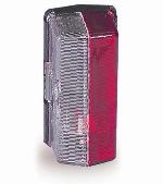 Äärivalo pu/va 42x92mm painettava Punainen/valkoinen SPL 07 r/w - Jokon - 524 - 1