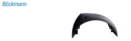 Lokasuoja Böckmann oikea B260 740/260mm/400mm - Lokasuojat - 24994 - 1